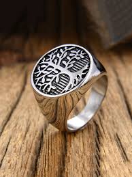 STYLISH GOLD,SILVER&TITANIUM PLATED RINGS Alloy Sterling Silver Plated Ring